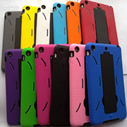 Robot Hybrid Silicone Case with back cover kickstand for ipad