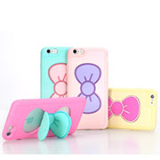 Butterfly Silicon Case with Stand for iphone5/6/6 plus