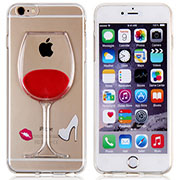 Fashion Flowing Liquid 3D Phone Case Cocktail Bottle Wine Cup