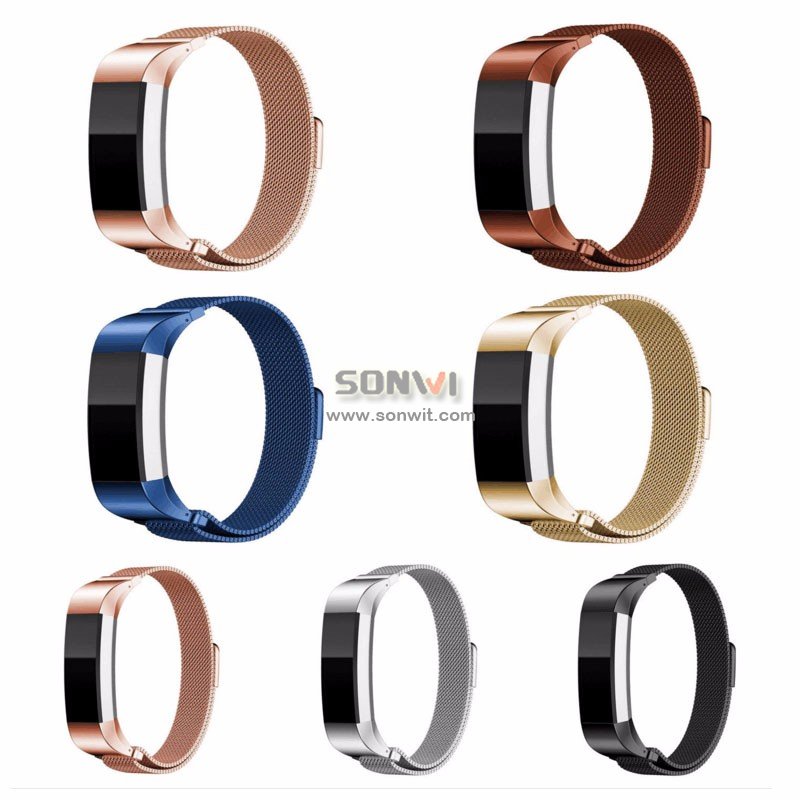 Stainless Steel Watch Band Strap Bracelet for Fitbit Alta