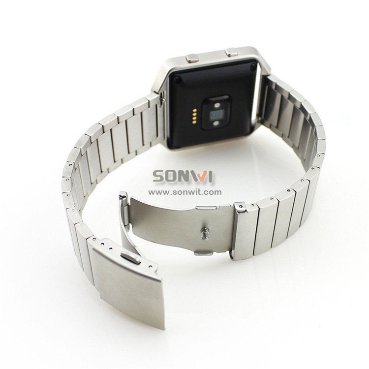 Luruxy Stainless Steel watch Strap Band for Fitbit Blaze
