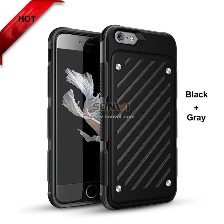 Shock Resistant TPU+PC Phone Case for iphone6 plus