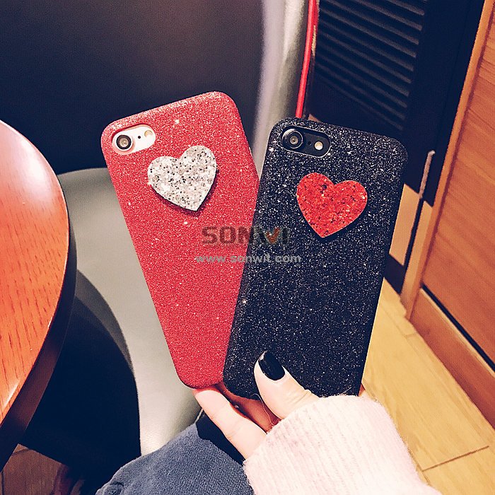 Lovely Flash Powder Phone Case for iphone7