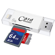 SD/TF Card Reader OTG USB Card Adapter for iPhone